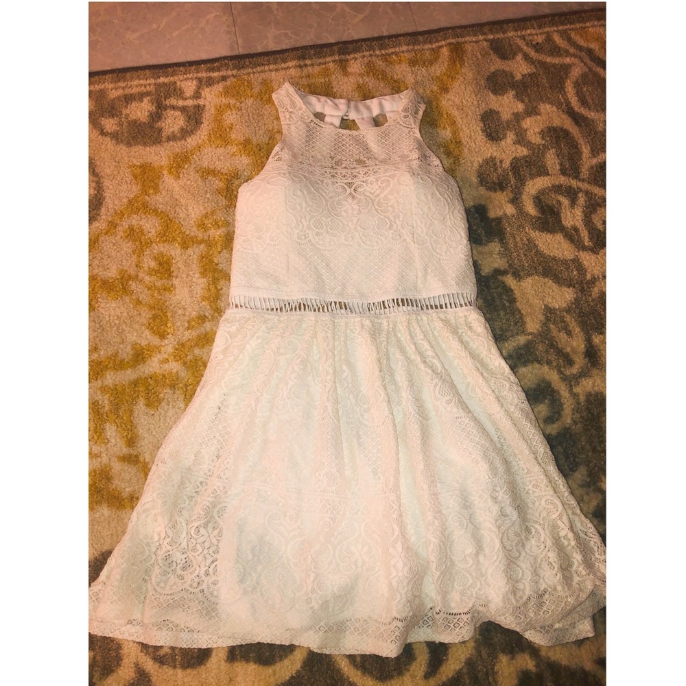 NWOT White lace dress